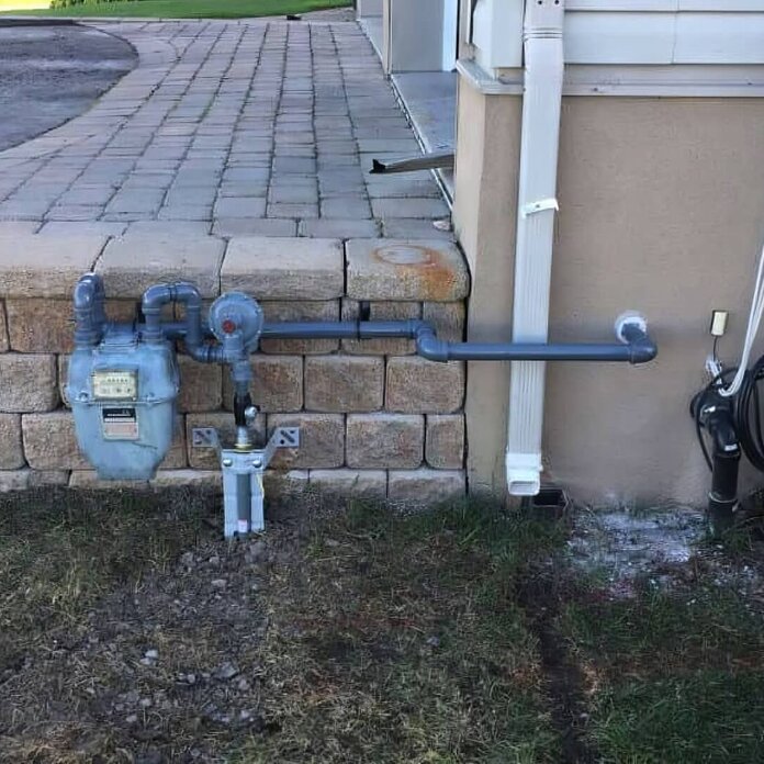 Gas Pipe Retrofit